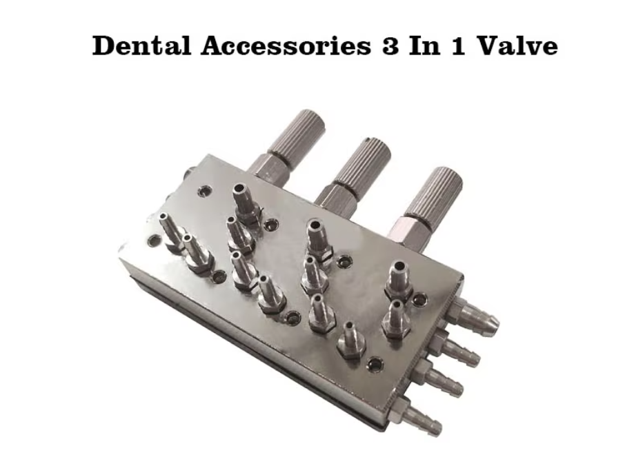 Dental Air/Water Diaphragm Membrane Valve 3 In 1 Valve    5USD